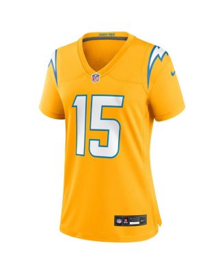 Women's Ladd McConkey Gold Los Angeles Chargers Alternate Charger Power Game Jersey