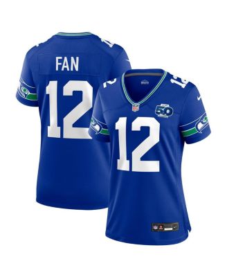 Nike - Women's 12 Fan Royal Seattle Seahawks Alternate 2 50th Season Game Jersey