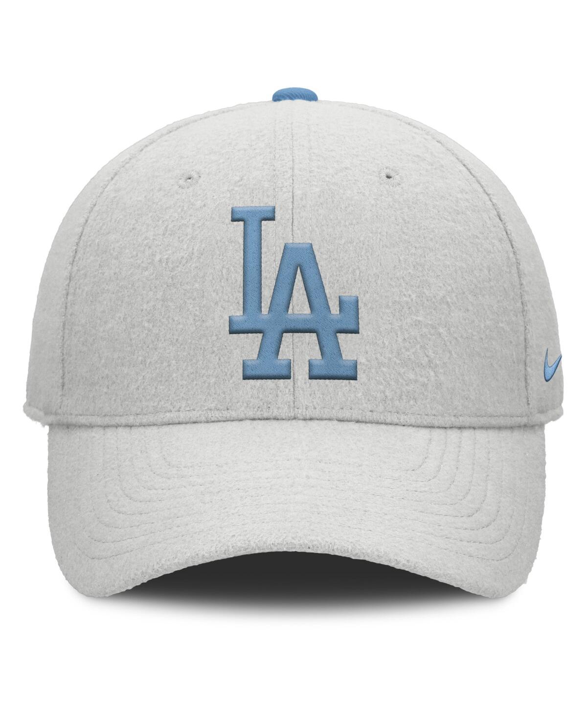 Nike Men's Gray Los Angeles Dodgers Club Adjustable Hat In Gray