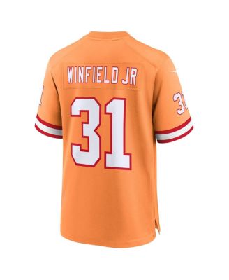 Men's Antoine Winfield Jr. Creamsicle Tampa Bay Buccaneers 50th Season Game Jersey