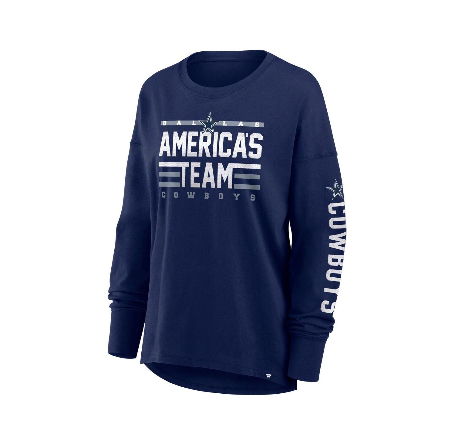Women's Navy Dallas Cowboys Hometown Legacy Long Sleeve T-Shirt