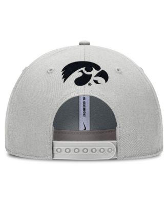 Men's Gray Iowa Hawkeyes 2025 Sideline Dust Pinched Rise Adjustable Hat