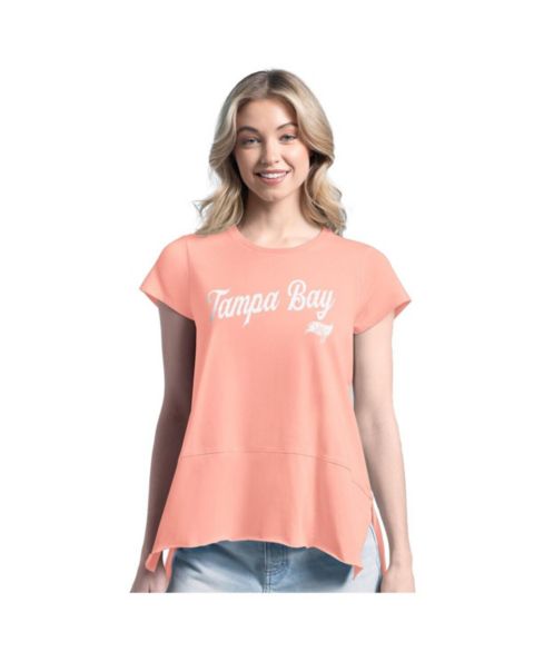 Женская футболка Margaritaville Pink Tampa Bay Buccaneers Gametime Is Paradise
