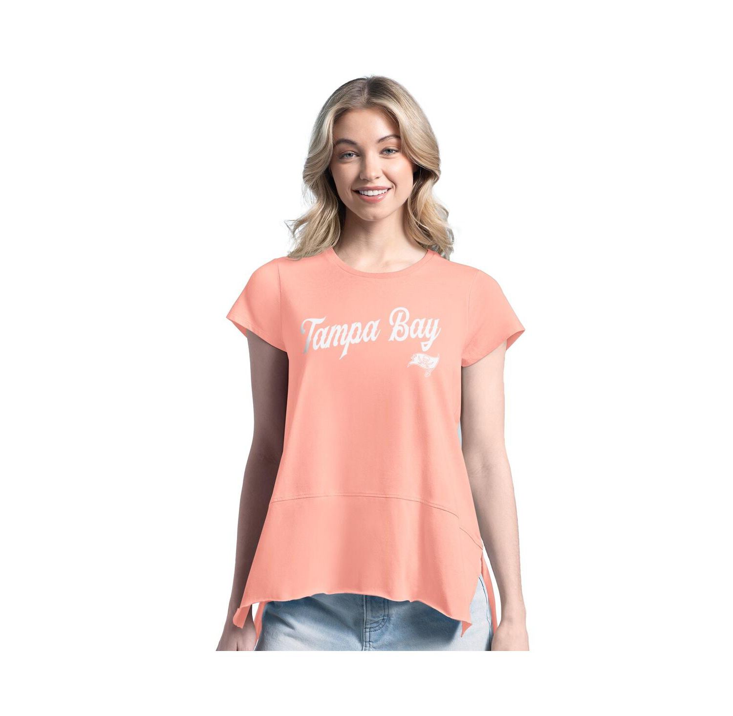Women's Pink Tampa Bay Buccaneers Gametime Is Paradise T-Shirt
