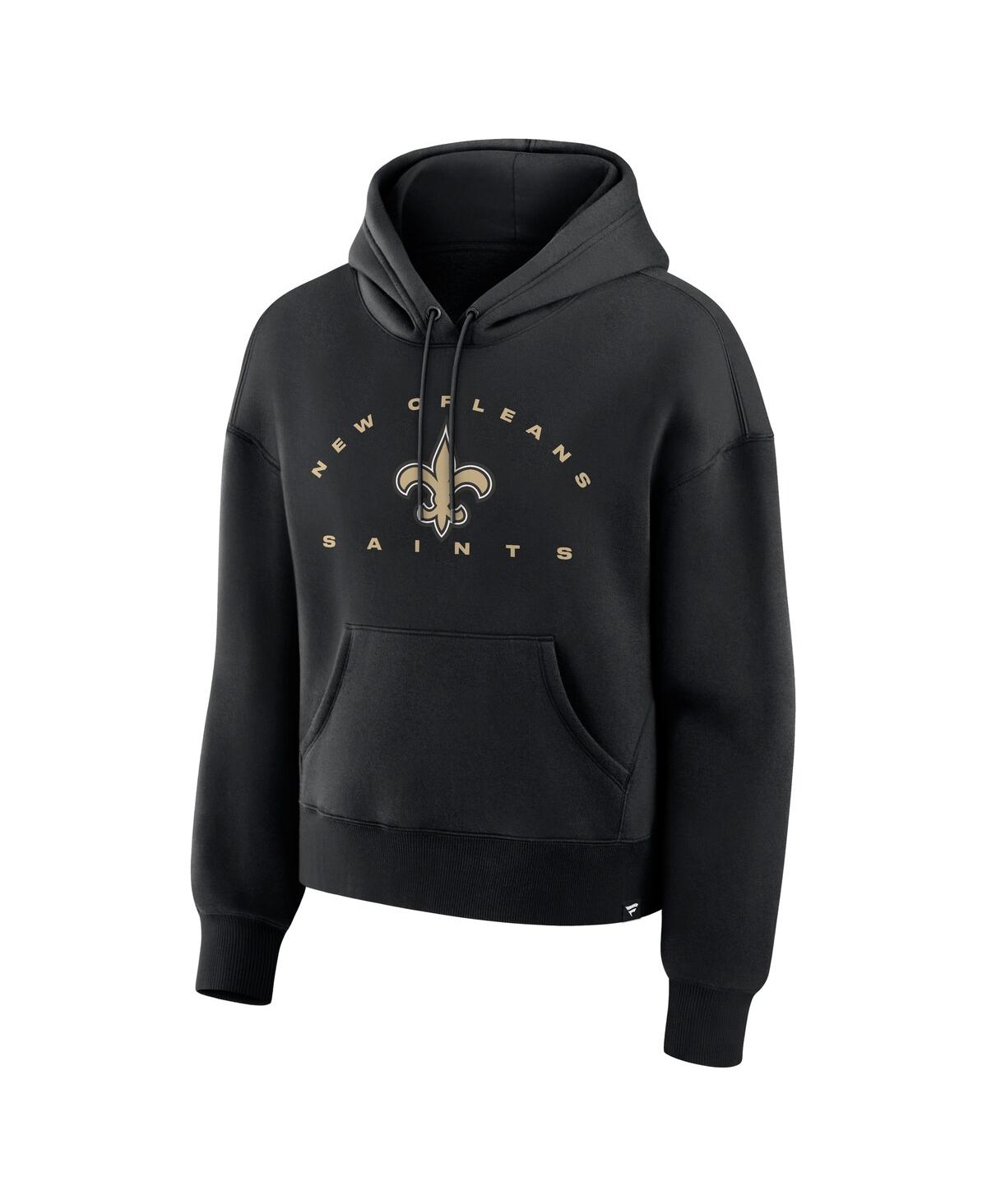 Fanatics Women's Black New Orleans Saints Eligible Receiver Legacy Pullover Hoodie In Black