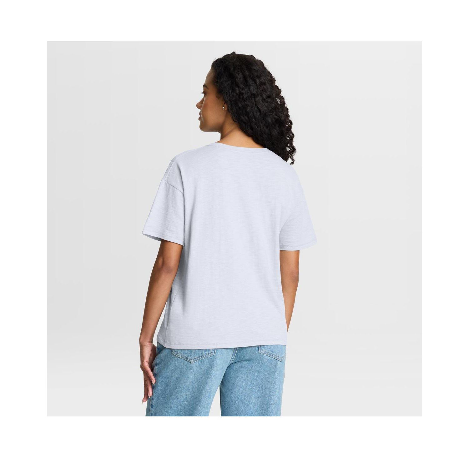 Women's White Tennessee Titans Redzone Slub Boxy T-Shirt