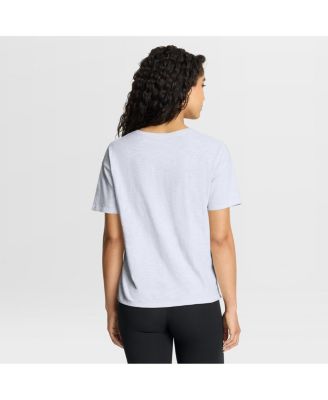 Women's White New York Jets Redzone Slub Boxy T-Shirt