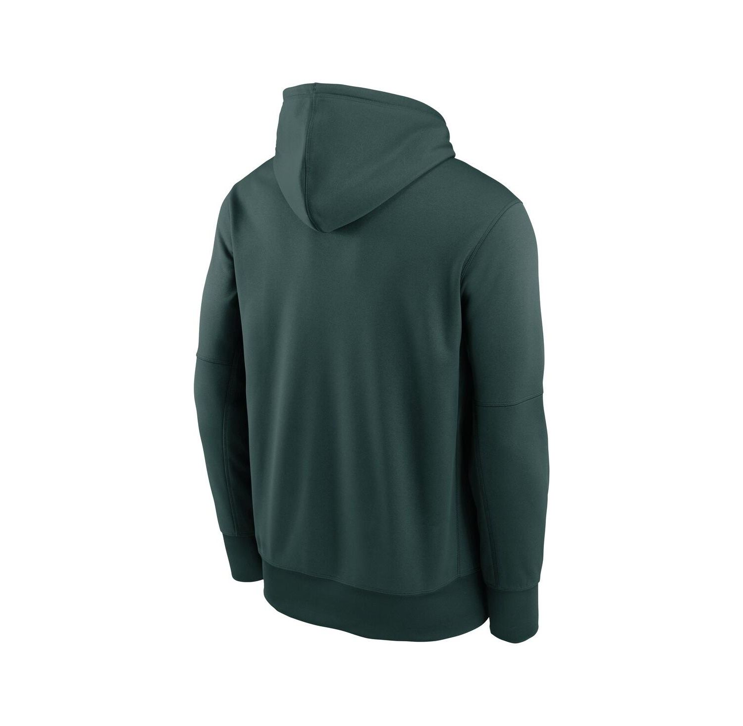 Men's Green Michigan State Spartans Team Stacked Performance Pullover Hoodie