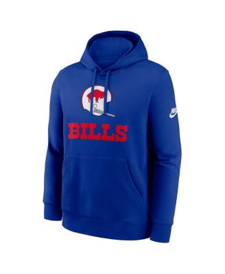 Men's Royal Buffalo Bills Best Season Rewind Club Pullover Hoodie