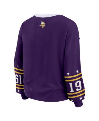 Women's Purple Minnesota Vikings Sport Long-Sleeve T-Shirt