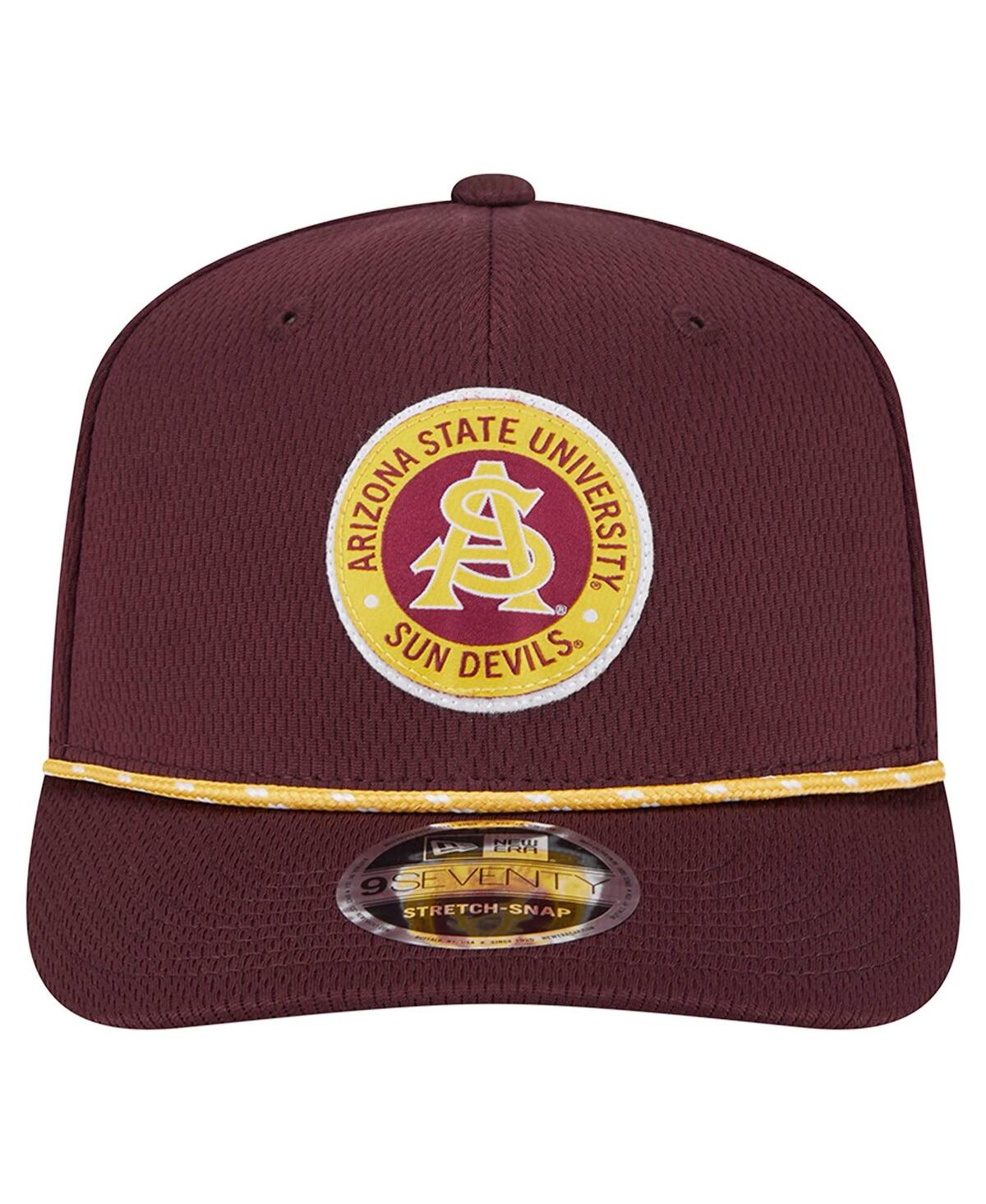 New Era Men's Maroon Arizona State Sun Devils Coolera 9SEVENTY Rope Stretch-Snap Hat