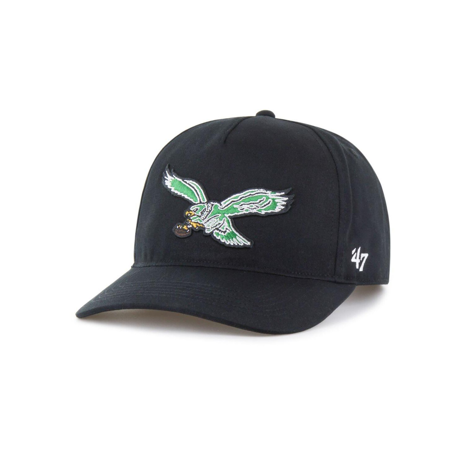 Men's Black Philadelphia Eagles Hitch Adjustable Hat