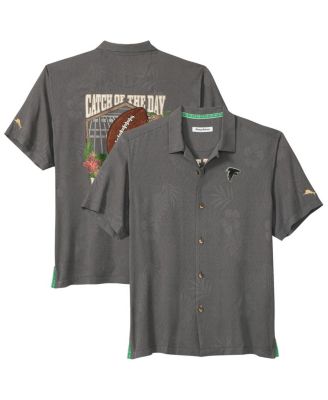 Tommy Bahama - Men's Gray Atlanta Falcons Catch of the Day Button-Up Shirt