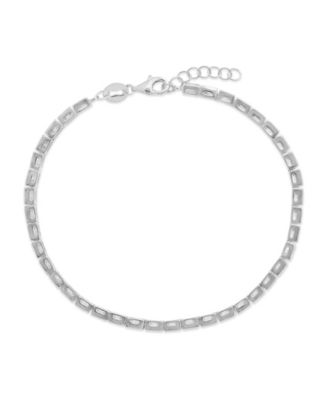 Christina Square Cubic Zirconia Tennis Bracelet