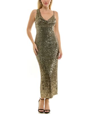 Taylor - Petite Sleeveless Sequin Midi Dress
