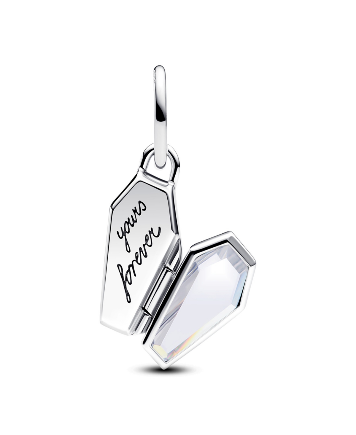 Pandora Openable Glow-in-the-dark Coffin Charms In Metallic