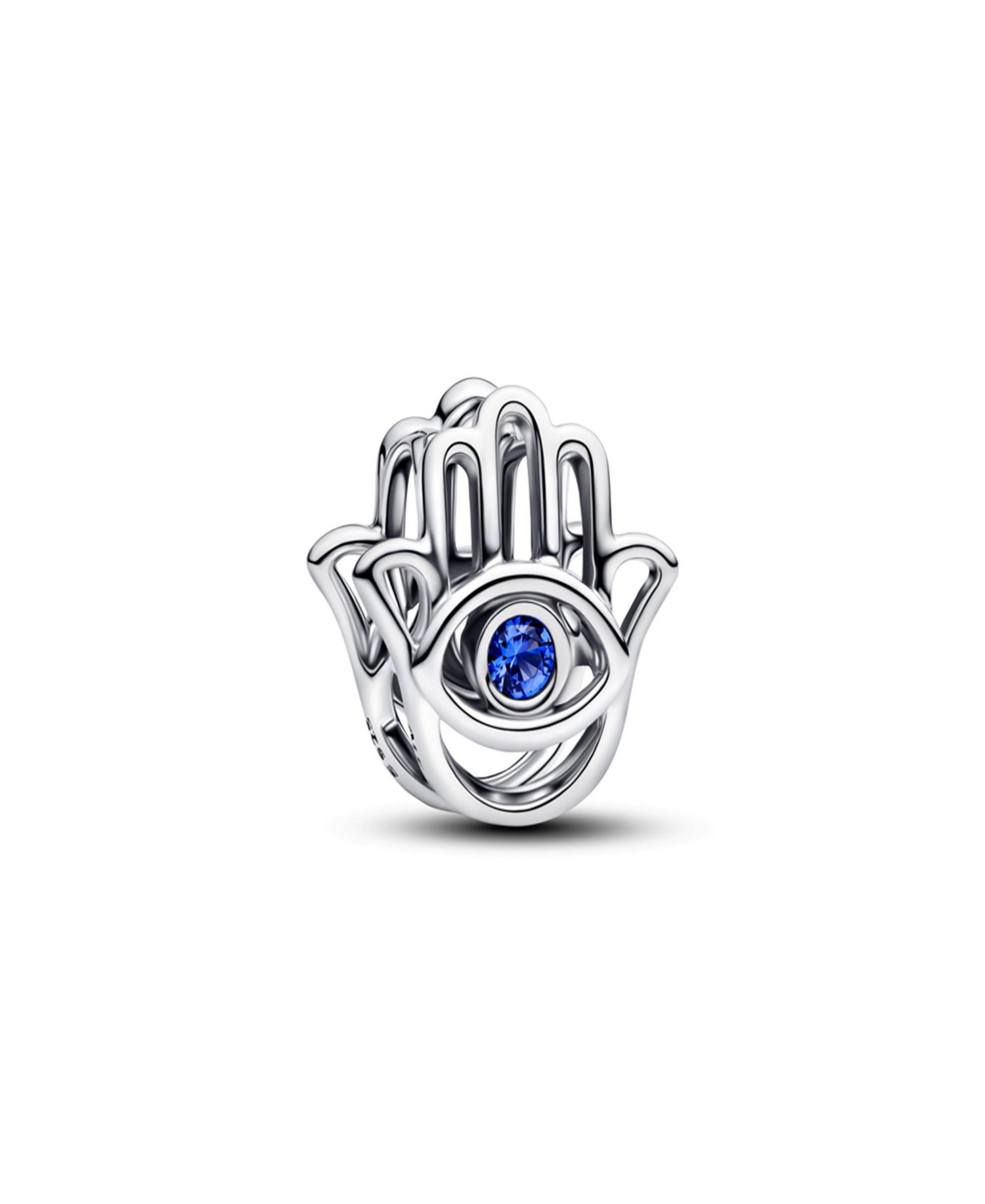 Stellar Blue Crystal Hamsa Hand Charms