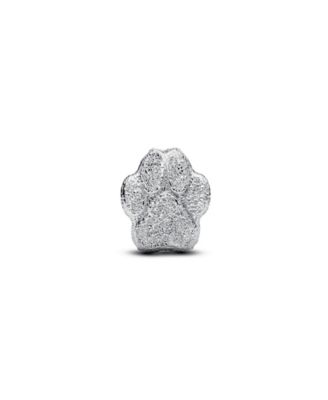 Sterling Silver Textured Paw Mini Charms
