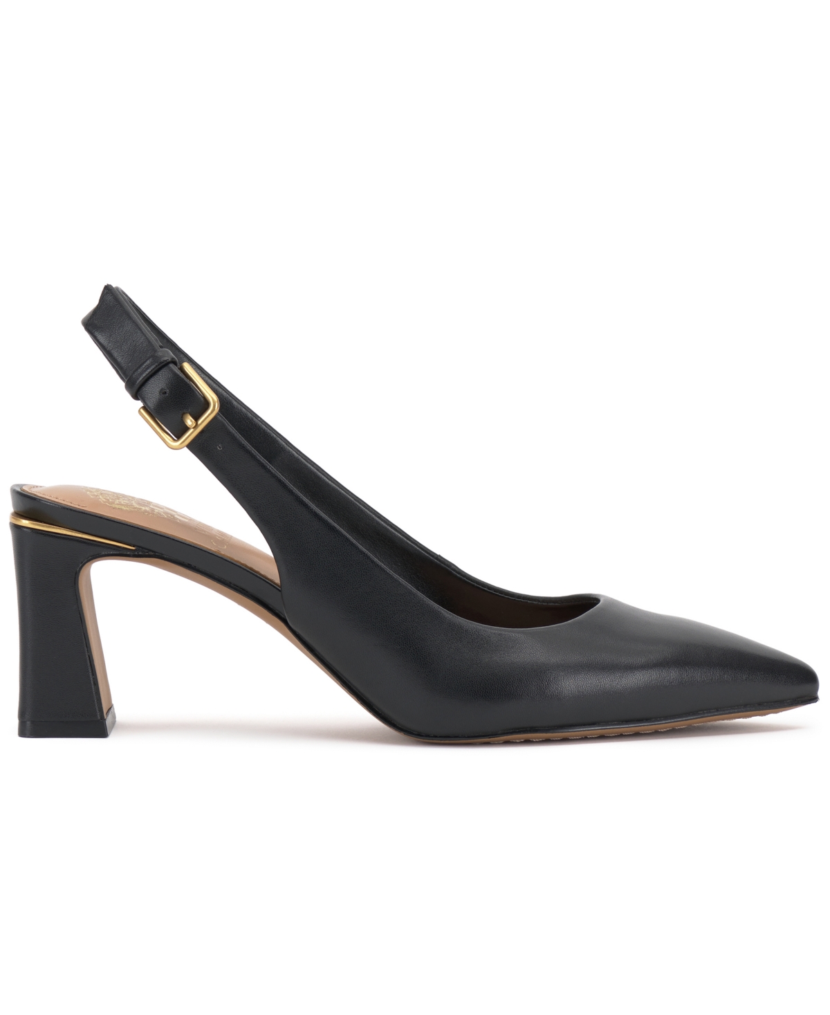 Vince Camuto Hamden Pointed Toe Slingback Pump In Black