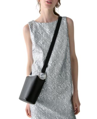 Halo Mini Smooth Leather Bucket Bag