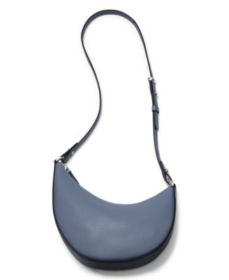 Duo Small Pebbled Leather Crossbody Bag