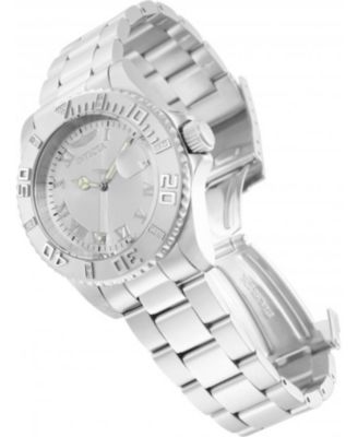 Men's 12819 Pro Diver Quartz 3 Hand Silver Dial Watch