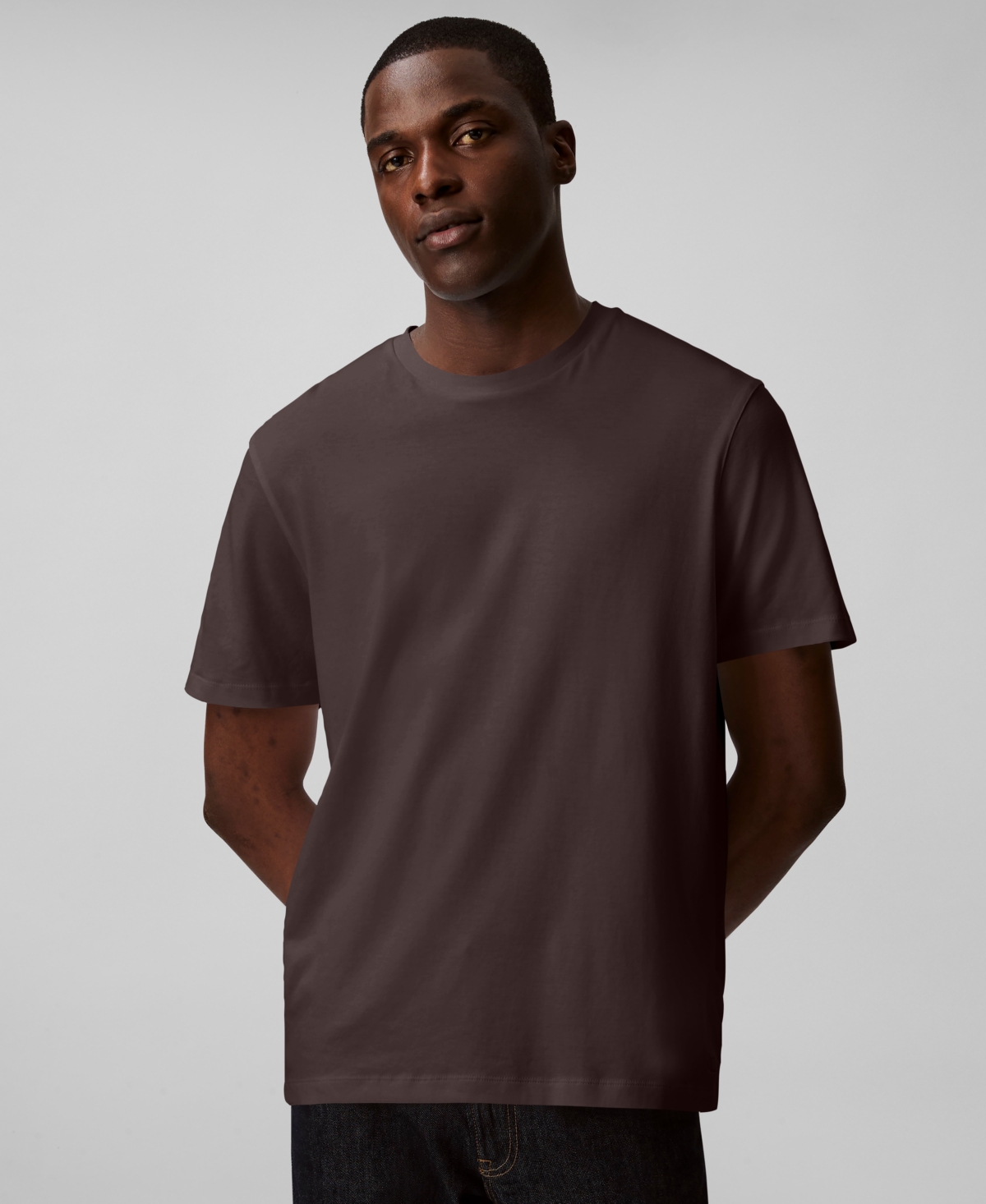 Calvin Klein Men's Short Sleeve Supima Cotton Interlock T-shirt In Burgundy