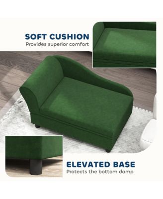 Luxury Small Dog Bed Couch W/ Storage, Little Dog Sofa