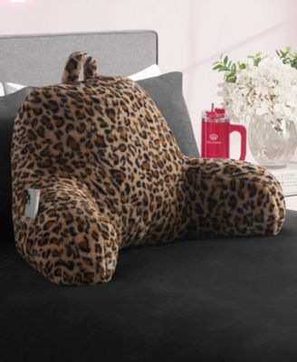 Rhinestone Logo Pocketed Backrest, 30" x 17"
