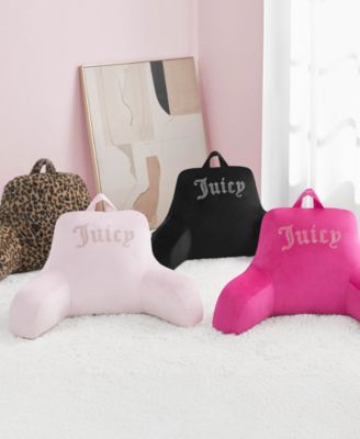 Rhinestone Logo Pocketed Backrest, 30" x 17"