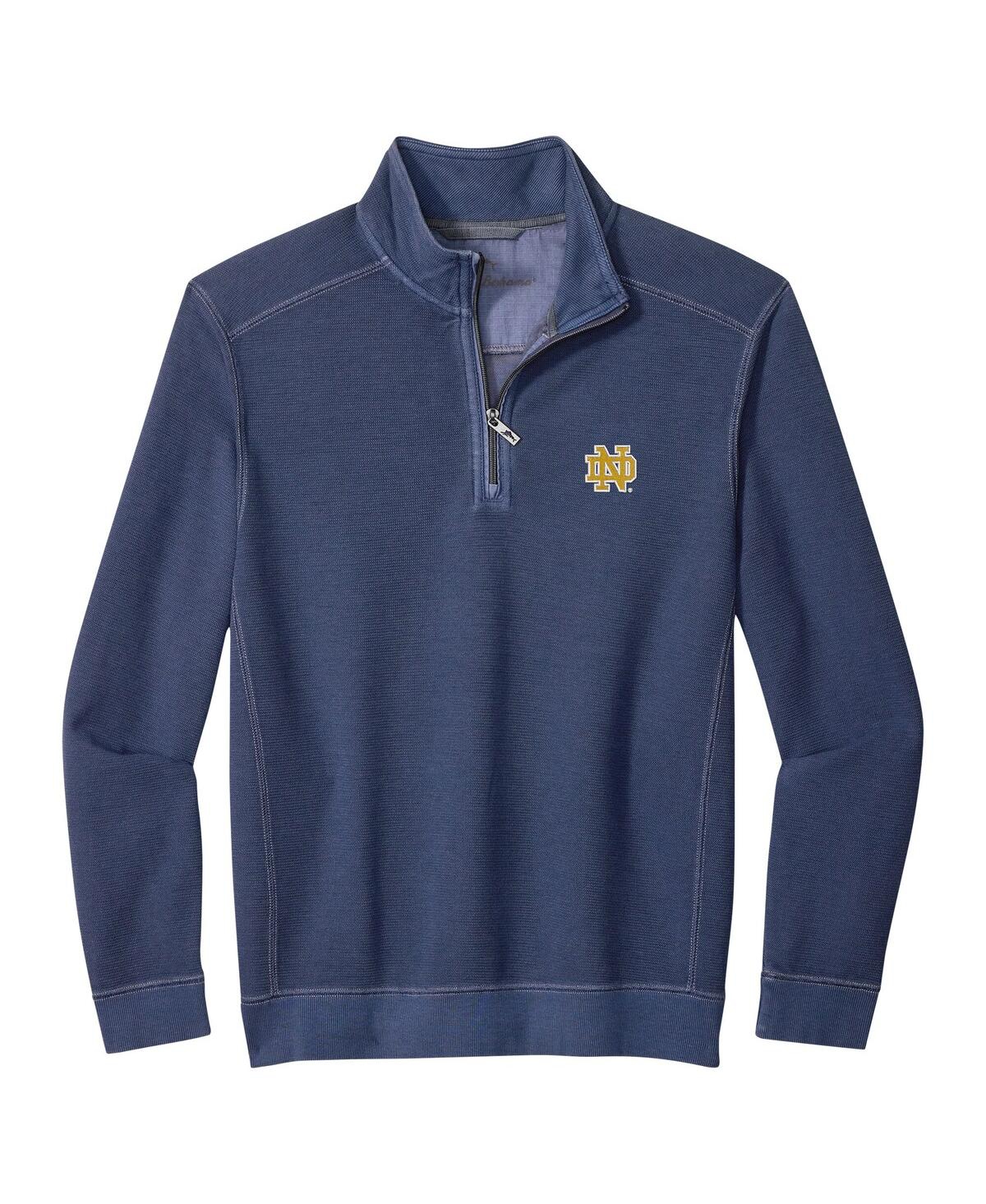 Tommy Bahama Men's Navy Notre Dame Fighting Irish Montego Bay Half-zip Jacket In Blue