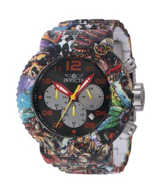 Men's 43234 Pro Diver Quartz Chronograph Black, Orange Dial Watch