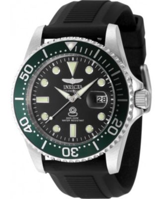 Men's 48214 Pro Diver Quartz 3 Hand Black Dial Watch