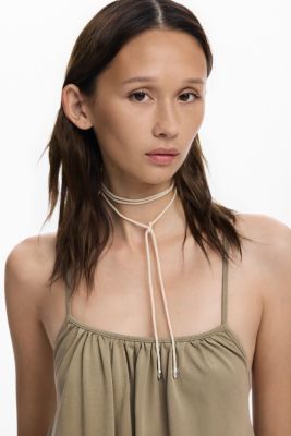 Women's Straight neckline dress