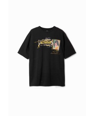 Men's Japanese-style illustration T-shirt