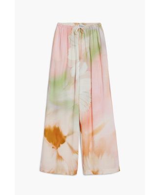 Women's Watercolor fluid pants