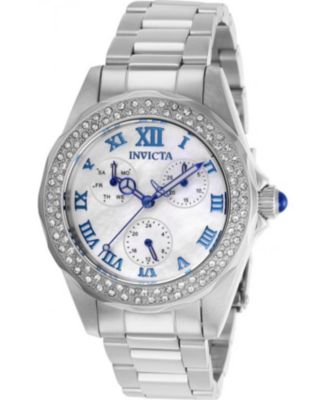 Women's 28436 Angel Quartz 3 Hand White Dial Watch