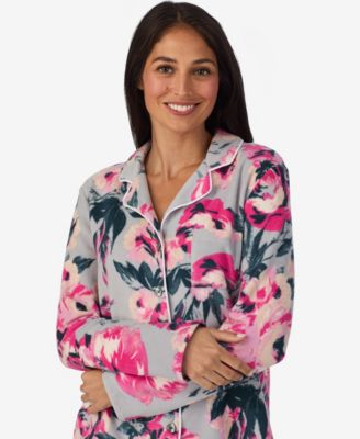 Women’s Exclusive Jennifer Lake Collaboration 2-Piece Long Sleeve and Pant Notch PJ