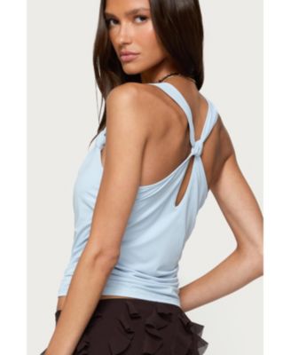 Women's Liza Knotted Cowl Neck Top