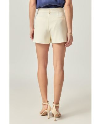 Women's TUCK DETAILED SHORTS
