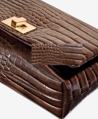 Mini Ajae Croc-Embossed Shoulder Bag, Macy's Exclusive