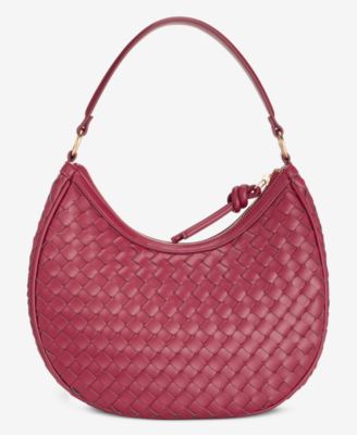Woven Crossbody Hobo, Exclusively at Macy's