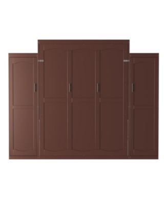 Murphy Bed with Wardrobes & Shelves