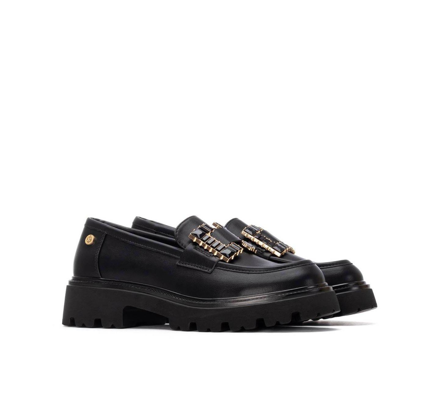 Женские мокасины XTI Casual Moccasins, цвет: Чёрный — фото 4