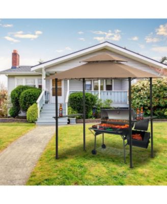 Grill Gazebo 8x5 Ft Khaki