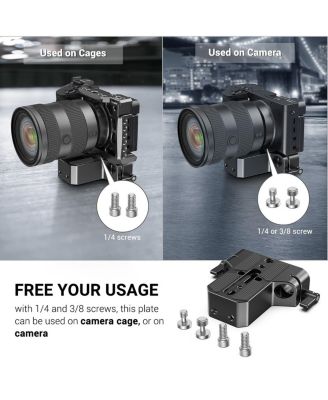 Super Lightweight 15mm Railblock, 2-Pack - With SmallRig Baseplate with Dual 15mm Rod Clamp