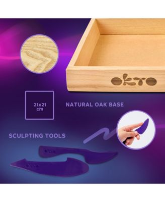 OKTO Air-Dry Clay Little Worlds – Bat — Foam Air-Dry (8.3 x 8.3 in)