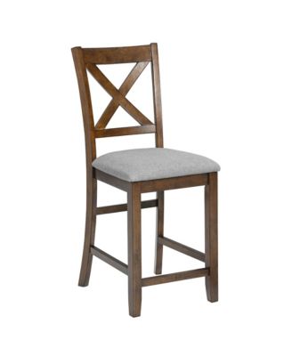 CASAINC 5-Pc. Square Counter-Height Dining Table Set with Chairs for Small Spaces