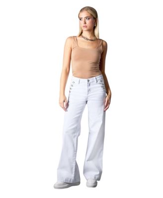 Women's Ariana Mid-Rise Wide-Leg Jeans