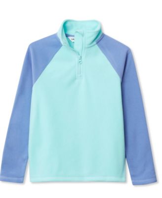 Girls Anyweather Fleece Quarter Zip Pullover